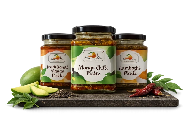 pickles raw mango Pickles aamboss